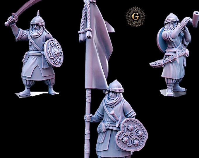 Easterling /Arabic Infantry Command  28mm 1/56