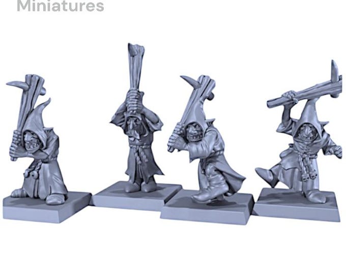 Night Goblin Clubbers  32mm