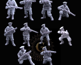 Japanese Naval Garrison Infantry X10: 28mm
