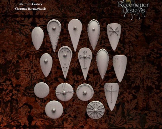 Medieval Christian Shields 11th-12th Century 1/56