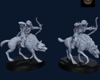Orc Warg Riders 28mm 1/56