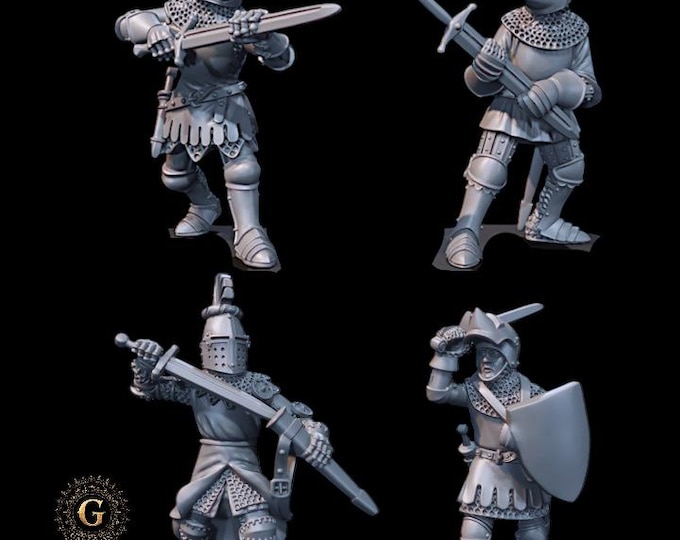 Medieval Knight Personalities - 28mm 1/56