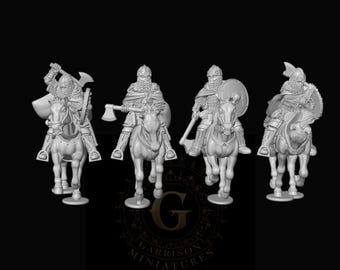 Mounted Jutish Hearthguard X4  28mm