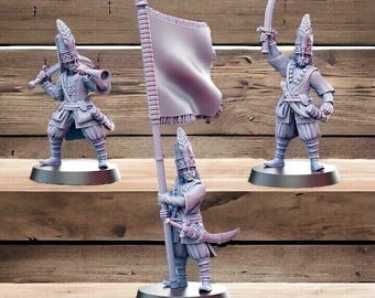 Araby/Easterling Jannisary Command  28mm 1/56