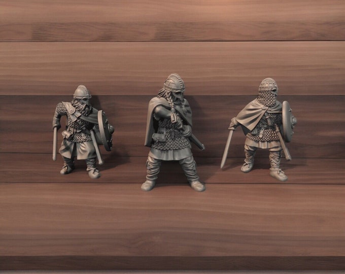 Vendel Warriors with Swords 28mm 1/56