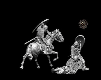 11th Century Spanish Battlefield Rescue Scene 28mm