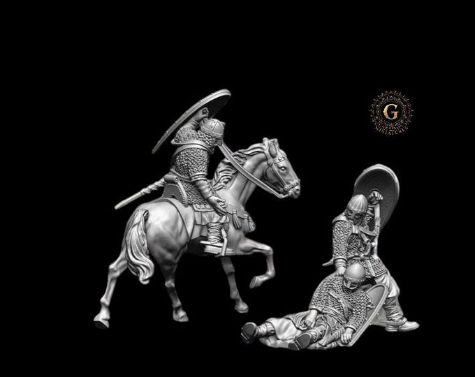 11th Century Spanish Battlefield Rescue Scene 28mm 1/56