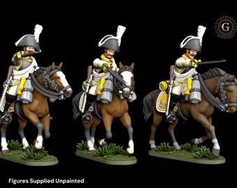 Kingdom Of Saxony Cuirassiers Charging X3