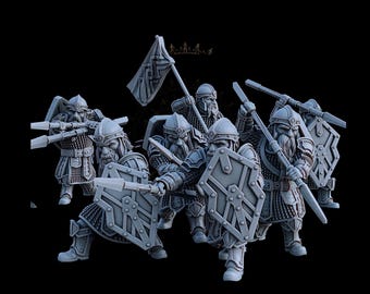 Dwarf Spearmen: 28mm