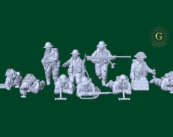 British Anti-Tank Units X10  28mm