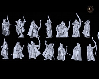 Elven Army Deal #1 - Elven Rangers Bundle ideal MESBG, LoTR 28mm 1/56