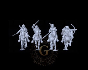 Mounted Rangers / Outlaws  28mm 1/56