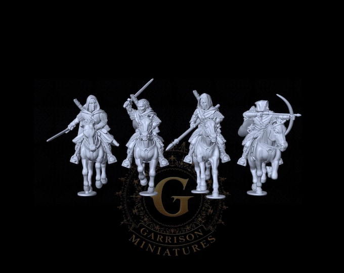 Mounted Rangers / Outlaws  28mm 1/56