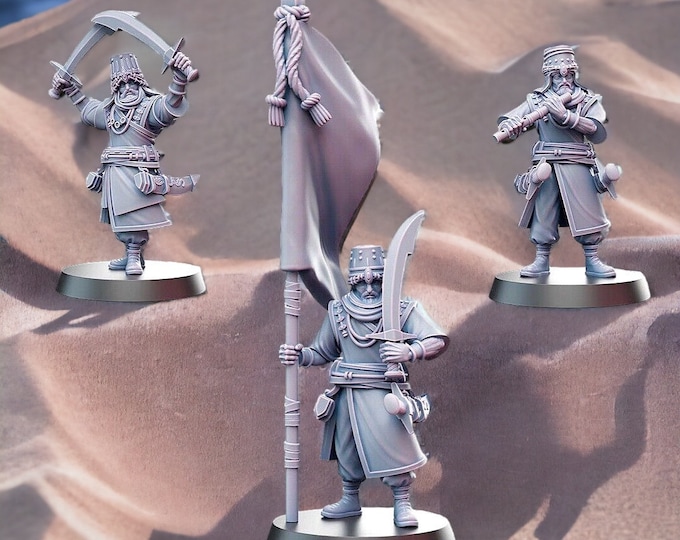Easterling /Arabic Infantry Dervish Command  28mm 1/56