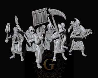 C15th/16th Empire (Germanic) Flagellants  28mm