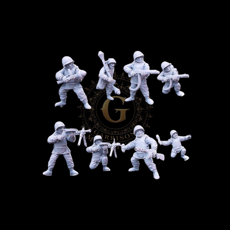 Soviet Assault Engineers Support 8X: 28mm WW2 Wargame and Display ...