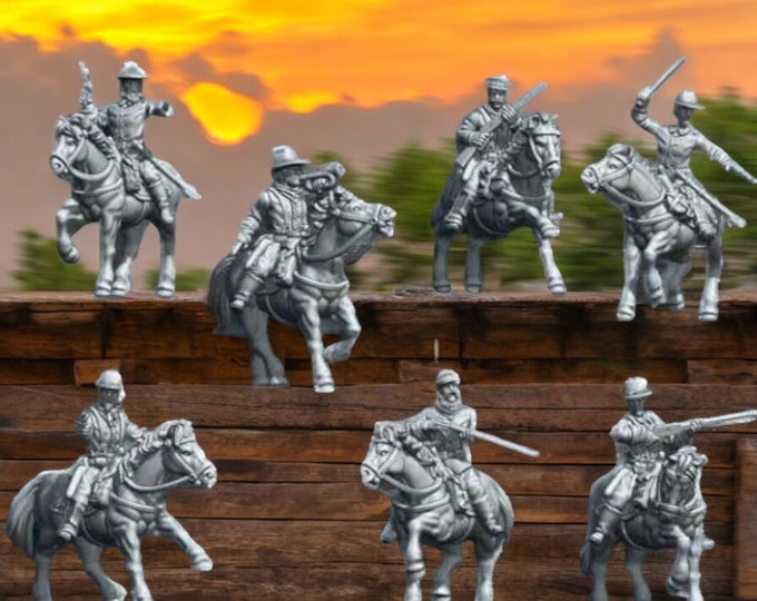 Mounted 7th Cavalry, 28mm/32mm