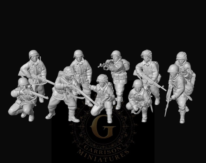 Hürtgenwald WW2 US Infantry Rifle Section, 28mm