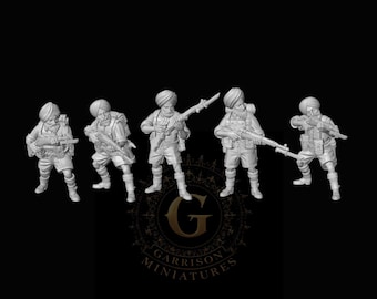 WWII Indian Sikh Riflemen28mm