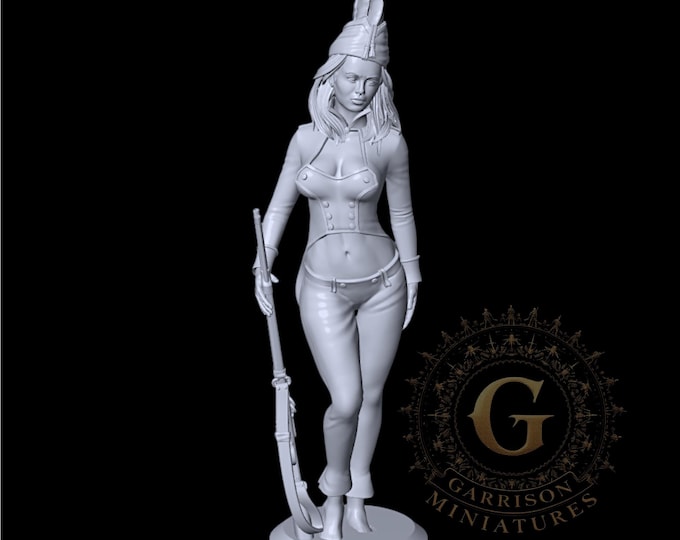 French Infantry  Pin-Up, Napoleonic 75mm Collectors Figure 3"+ Tall