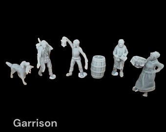 Medieval etc Brewer, Watch, Hunter, Wench 28mm 1/56