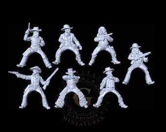 Mounted Outlaws, 28mm/32mm