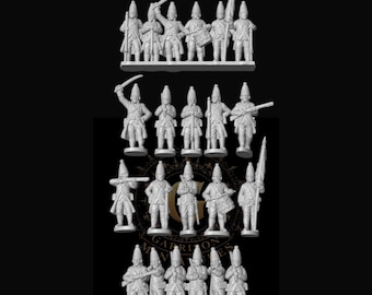 Hessian Infantry: 15mm or 13.5mm Epic