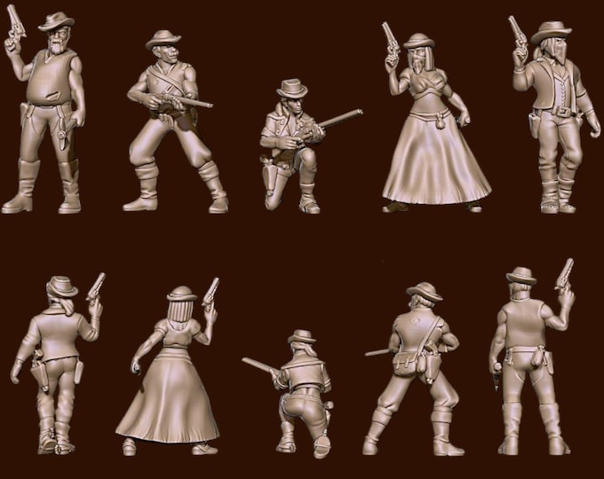 Miz Calico's Roughnecks 28mm/32mm