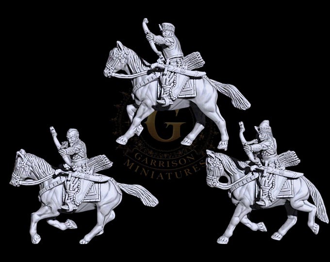 Medieval Russian Cossack Mounted Archers 28mm 1/56