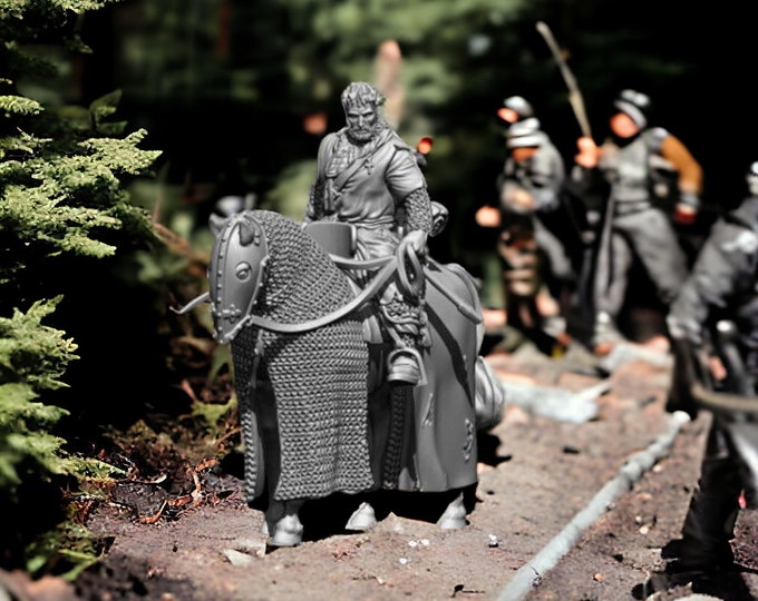 13th C Spanish Questing Knight (Caballero Andante) 28mm 1/56