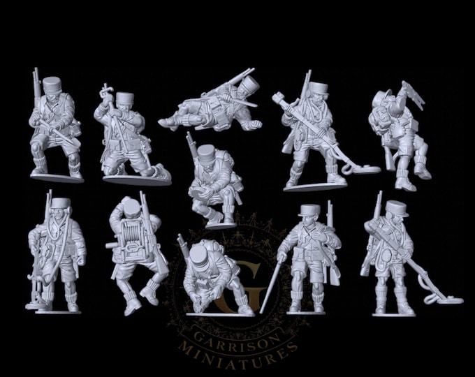 French Foreign Legion Engineers X11, 28mm