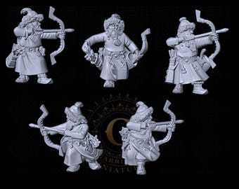 Steppe Dwarf Archers: X5 28mm