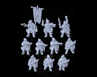 Dwarfs with Boomsticks X10: 28mm