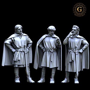 10thC-13thC Spanish Christian Nobles Set A 28mm 1/56 Wargames and Collectors Figures by Reconquer Designs for Garrison Miniatures