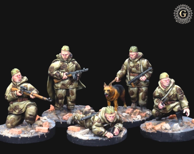 Soviet Scouts 28mm 1/56
