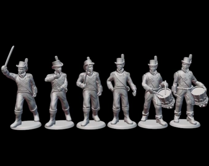 Napoleonic Spanish Grenadiers Command  28mm 1/56