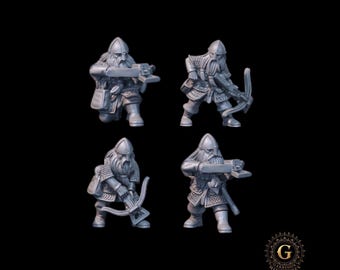 Dwarf Crossbows X4 28mm
