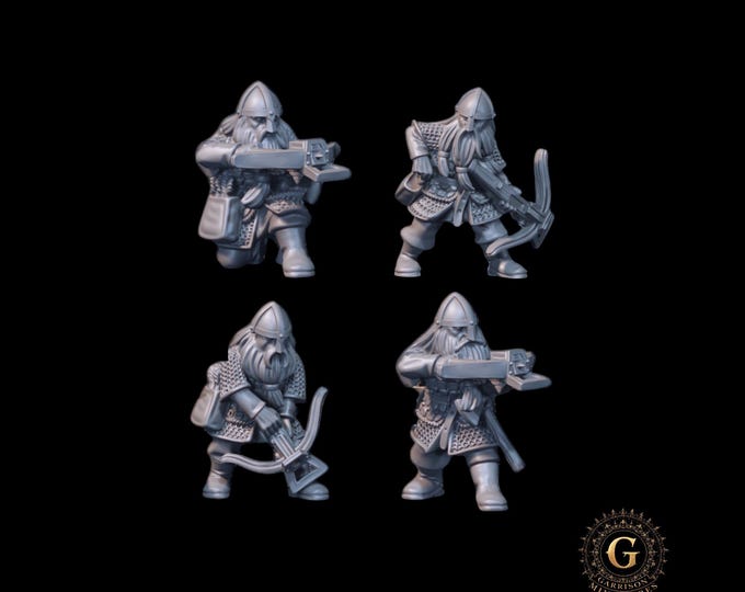 Dwarf Crossbows X4 28mm