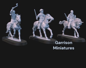 Mounted Medieval Scottish Hobilars Hand Weapons 28mm 1/56
