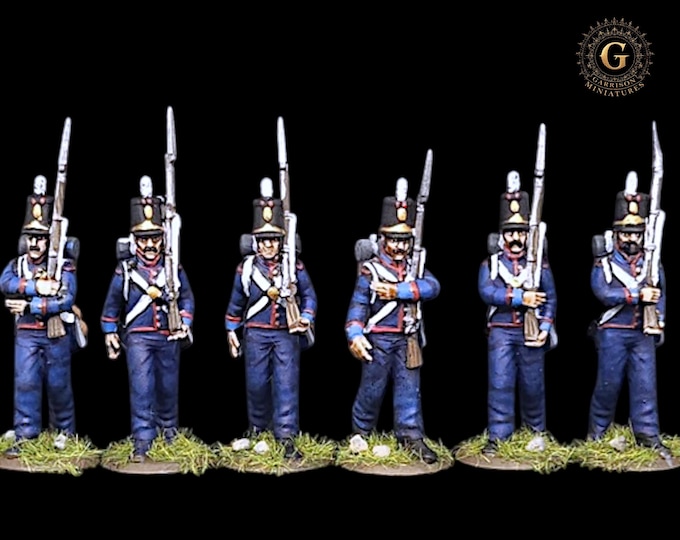 Napoleonic Portuguese Line Infantry Marching 28mm 1/56
