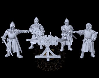 City Guard Siege Balista and Crew 28mm 1/56
