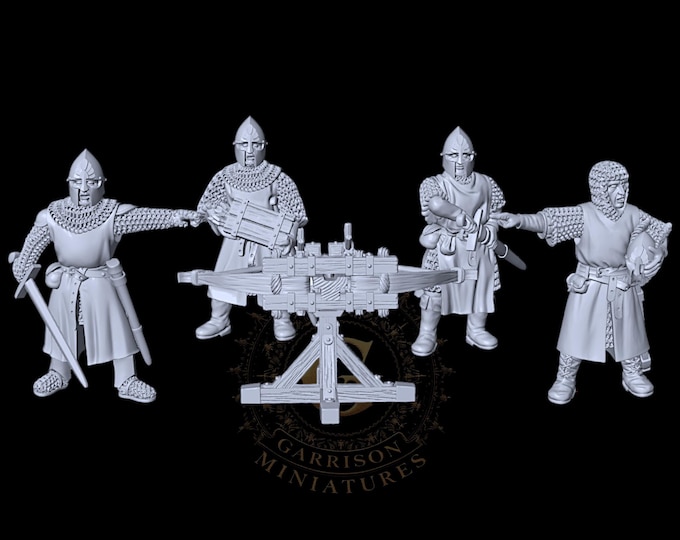 City Guard Siege Balista and Crew 28mm 1/56