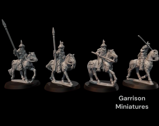 Mounted Southron Palace Guard 28mm 1/56