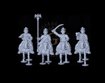 French Mameluke Command X4: 28mm