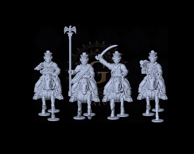 French Mameluke Command X4: 28mm