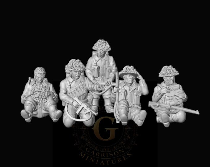 British Infantry Tank Riders 20mm and 28mm
