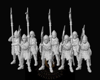 C15th/16th Anglo-Scots Billmen 28mm 1/56