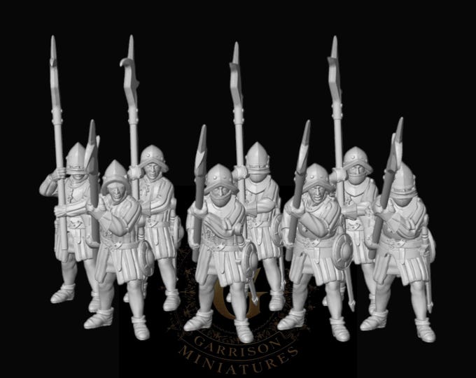 C15th/16th Anglo-Scots Billmen 28mm 1/56