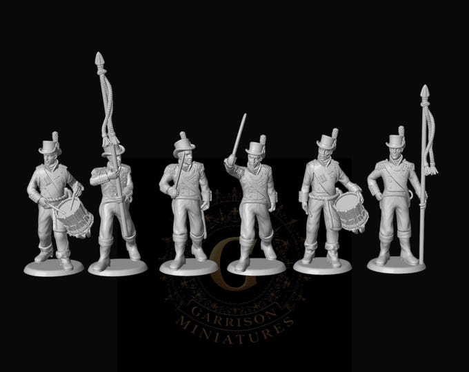Spanish Infantry Command: Round Hats, 28mm