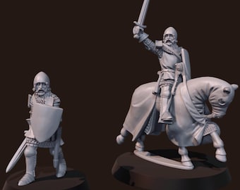 King David II of Scotland  Medieval Scots Wars 28mm 1/56